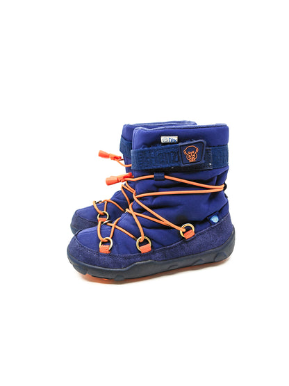 Askeltamo paljasjalkakengat Affenzahn Snowboot blue