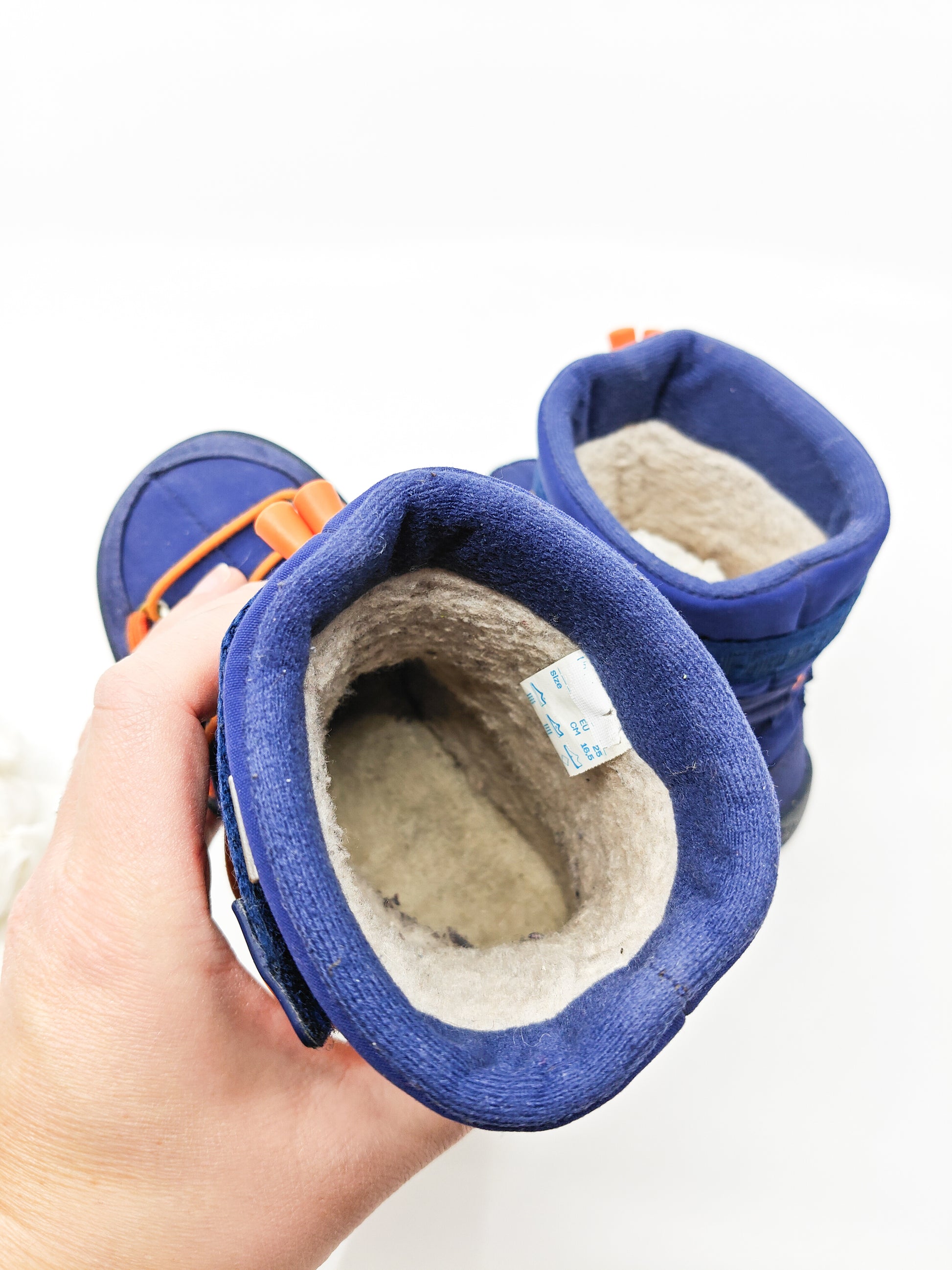 Askeltamo paljasjalkakengat Affenzahn Snowboot blue