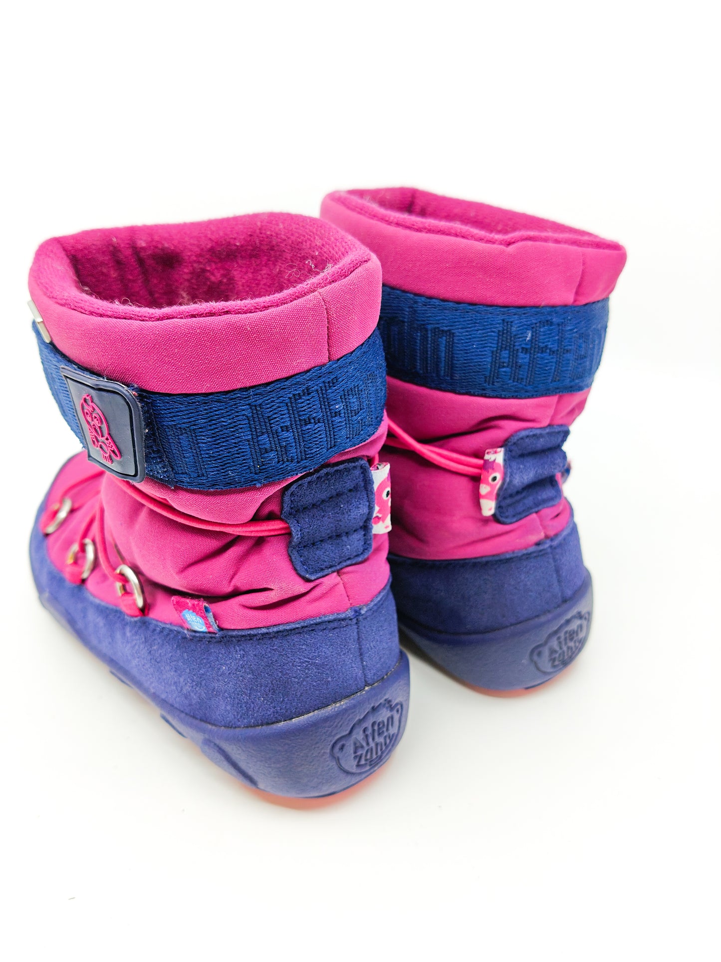 Askeltamo paljasjalkakengat Affenzahn Snowboot pink 