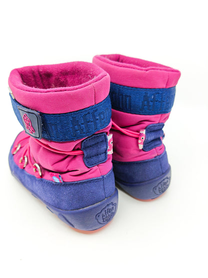 Askeltamo paljasjalkakengat Affenzahn Snowboot pink 